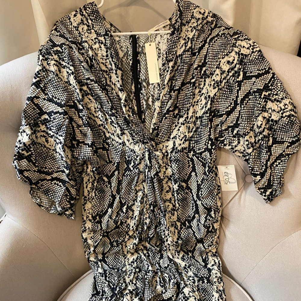 Eros Python print dress